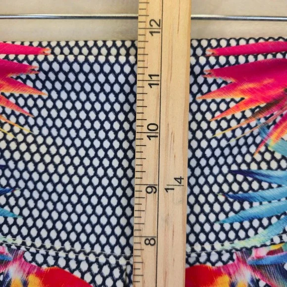 Lucky In Love‎ Wide Leg Copa Culotte Cropped Pants Medium Tropical Floral Golf - Picture 4 of 10